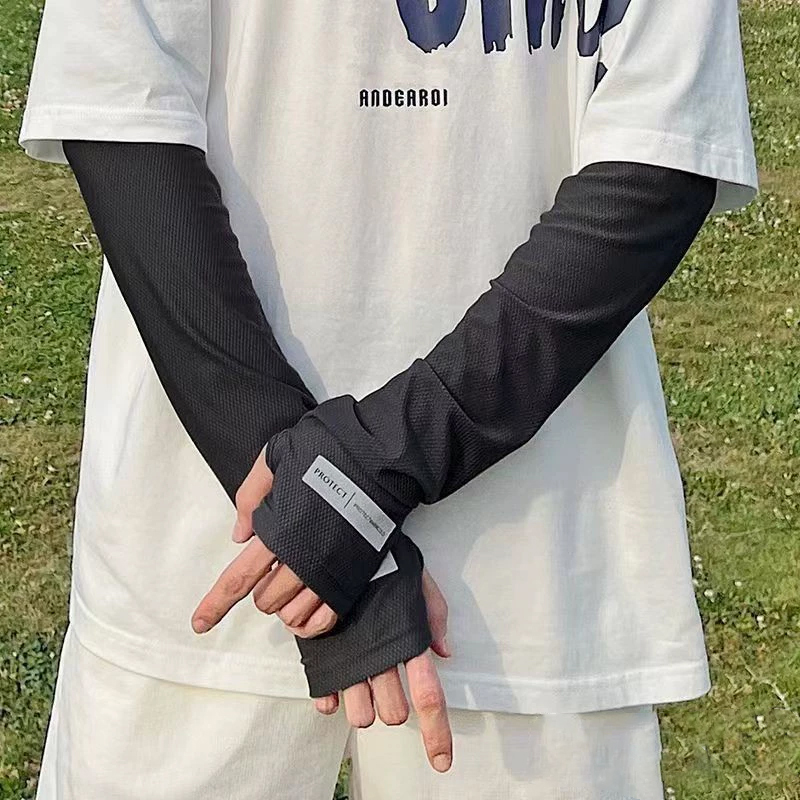 Cycling Arm Warmers - Sarung Tangan Pelindung UV Unisex Bahan