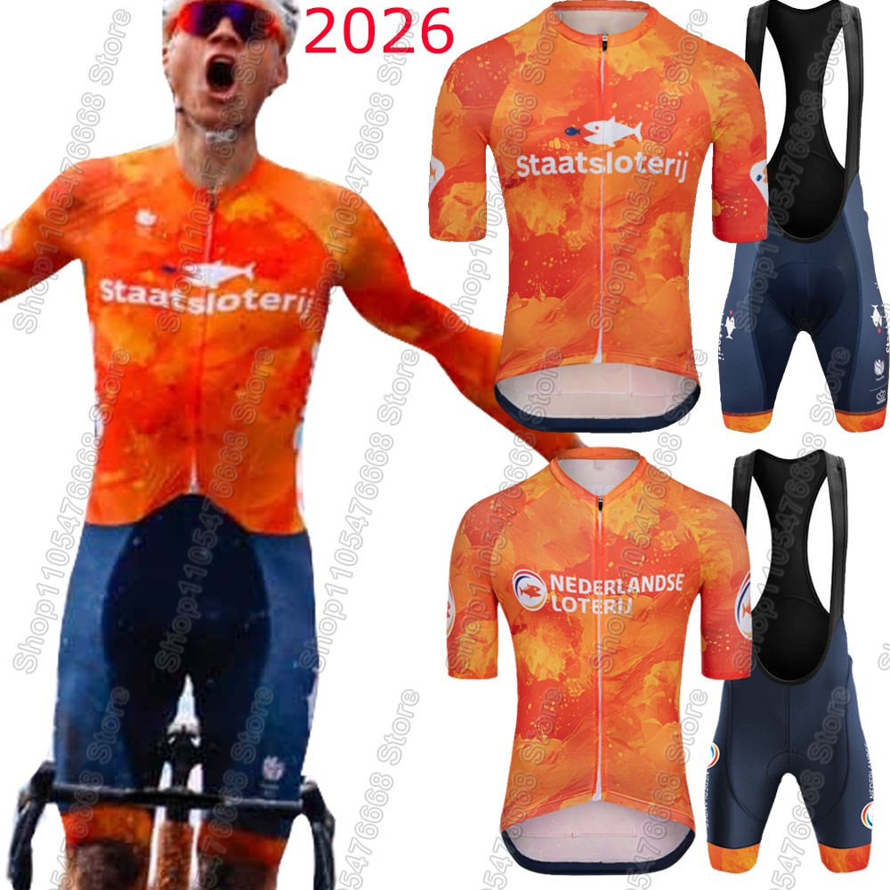 Cycling Gear Clothing - Jersey Bersepeda Belanda 2026 Set Pakaian
