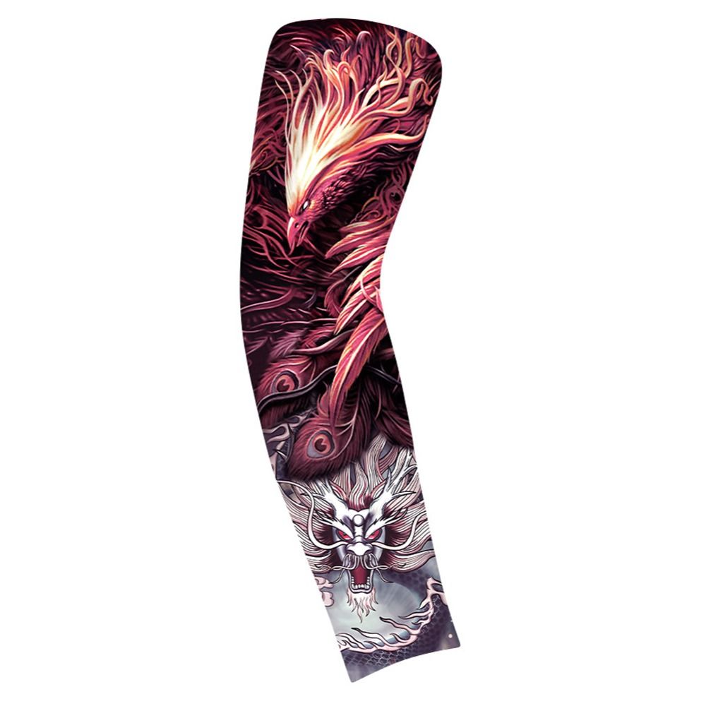 Cycling Arm Warmers - Pola Lengan Bunga, Lengan Tato Bunga,