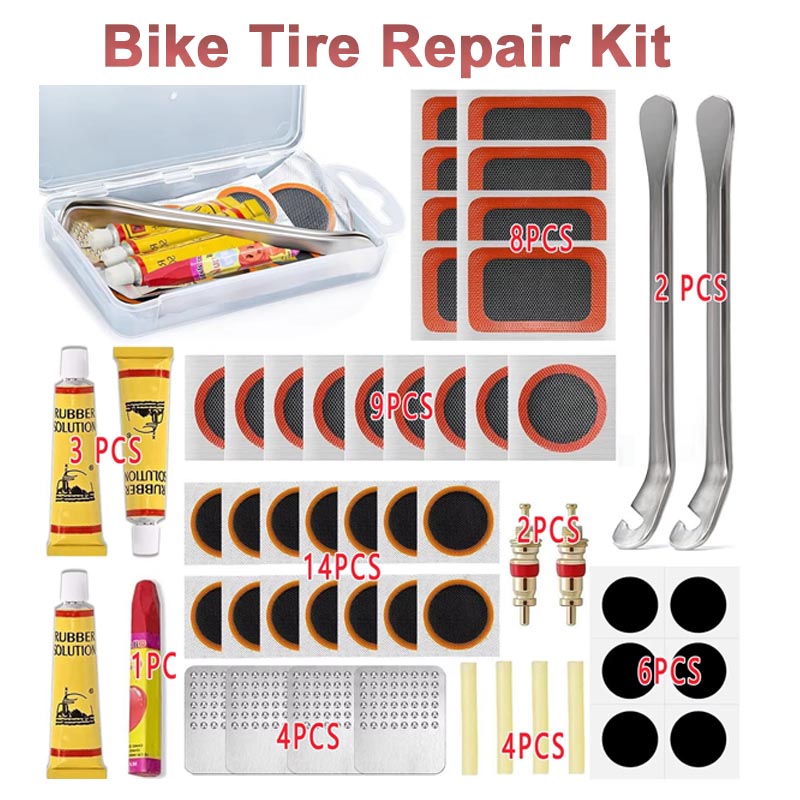 Bike Tube Repair Kit - Kit Perbaikan Ban Sepeda Alat Perbaikan