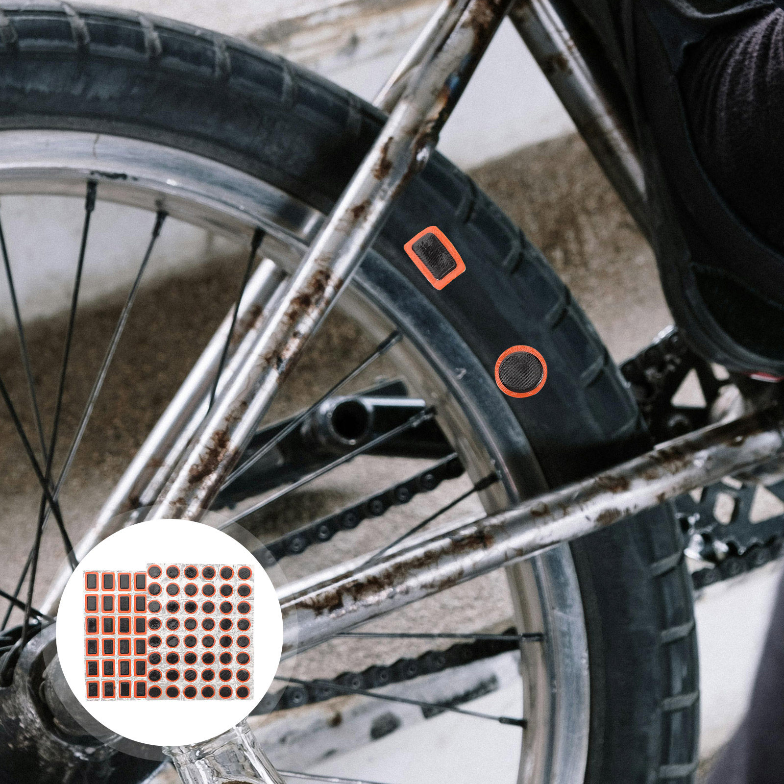 Bike Tube Repair Kit - 2 Lembar Kit Tambal Ban Sepeda