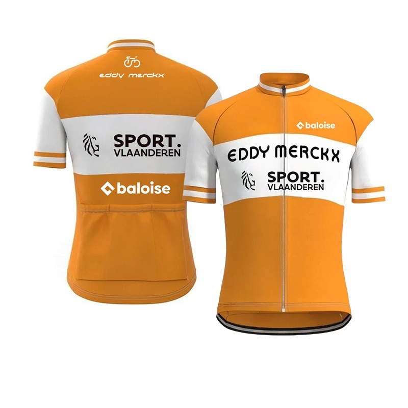 Cycling Gear Jersey - Jersey Bersepeda Tim Baloise Pria, Jersey