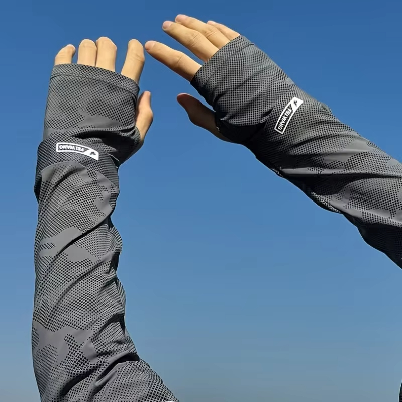 Cycling Arm Warmers - Masker Lengan Pelindung UV Upf50+, Lengan