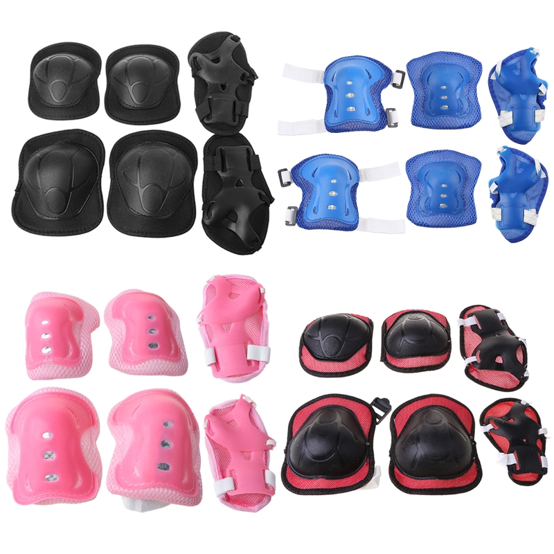 Cycling Protective Gear For Kids - 6Pcs Set Perlengkapan Pelindung Anak, Pelindung