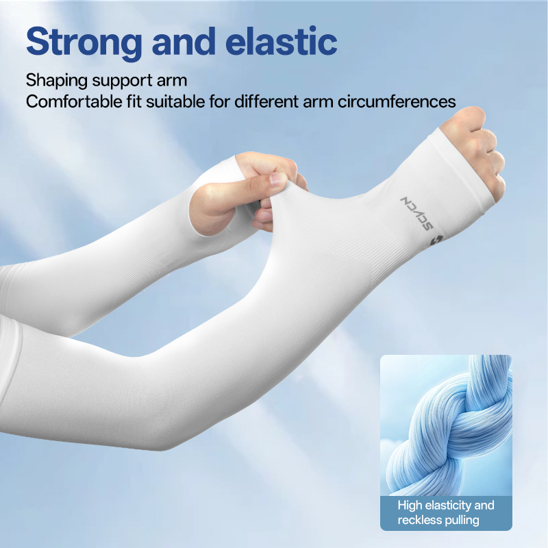 Cycling Arm Warmers - Lengan SCVCN Ringan untuk Olahraga UPF50+