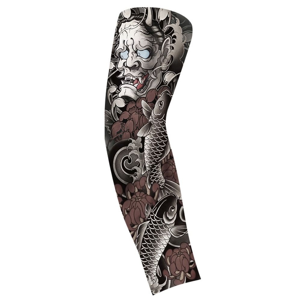 Cycling Arm Warmers - Pola Lengan Bunga Lengan Tato Bunga