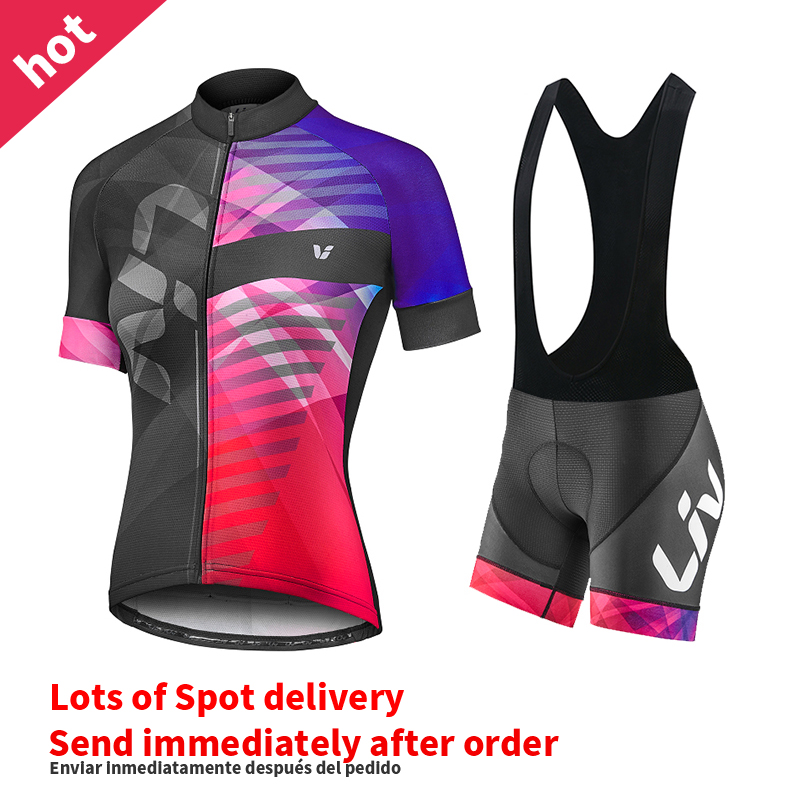 Cycling Gear Jersey - Liv Set celana pendek bersepeda wanita,