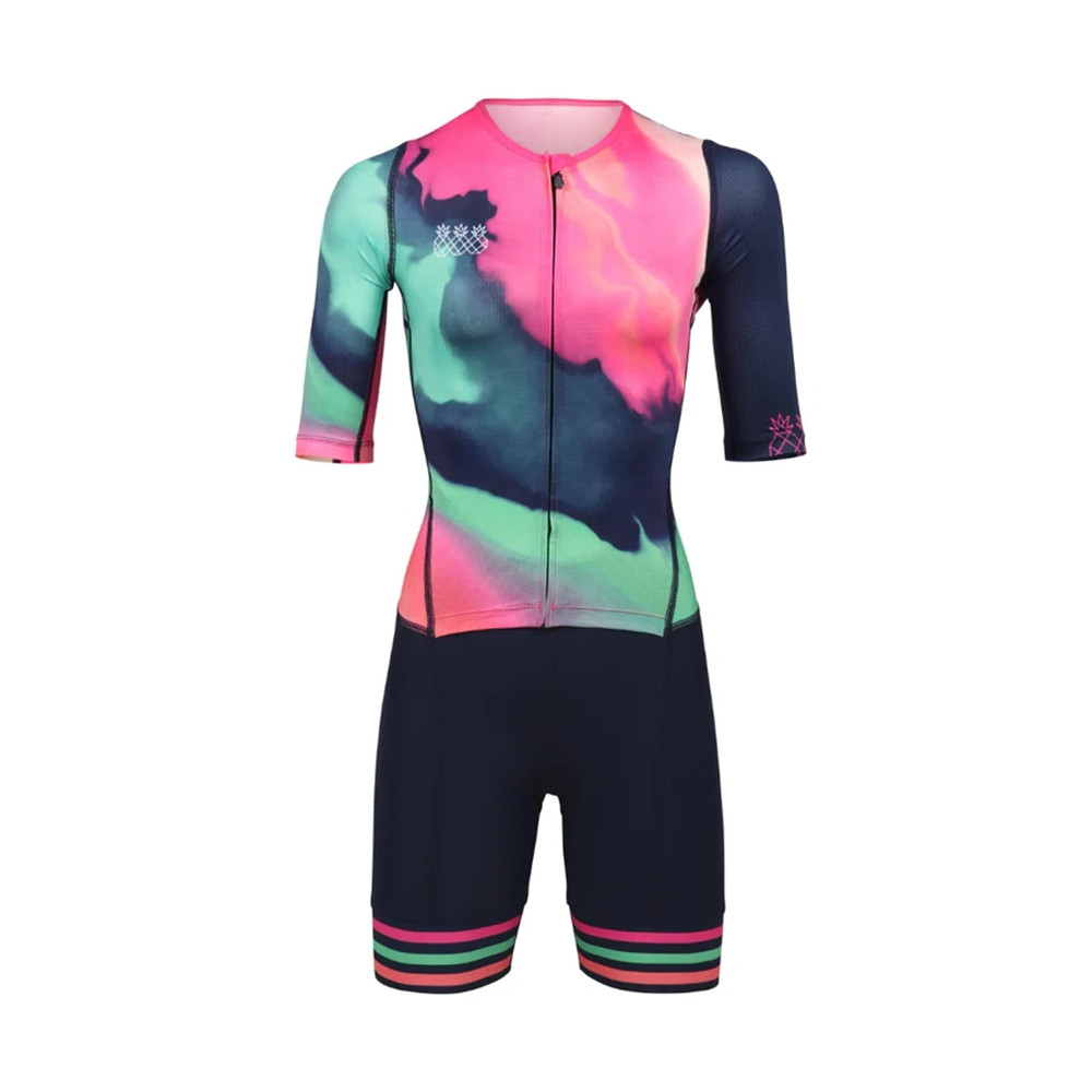 Setelan pakaian Triathlon wani - Cycling Gear Jersey ulasan dan harga