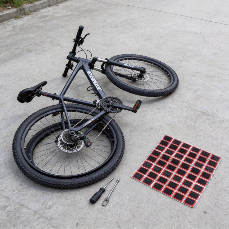 Tambalan Ban Sepeda Karet 25mm - Bicycle Repair Kit ulasan dan harga