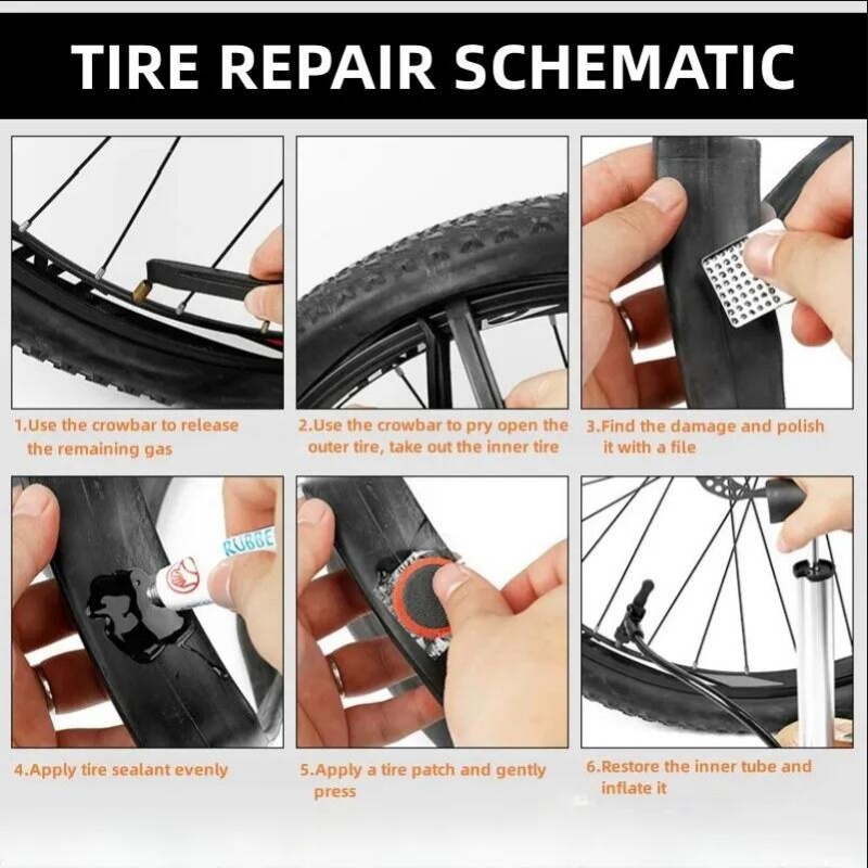 Kit perbaikan ban sepeda multi - Bike Tube Repair Kit ulasan dan harga