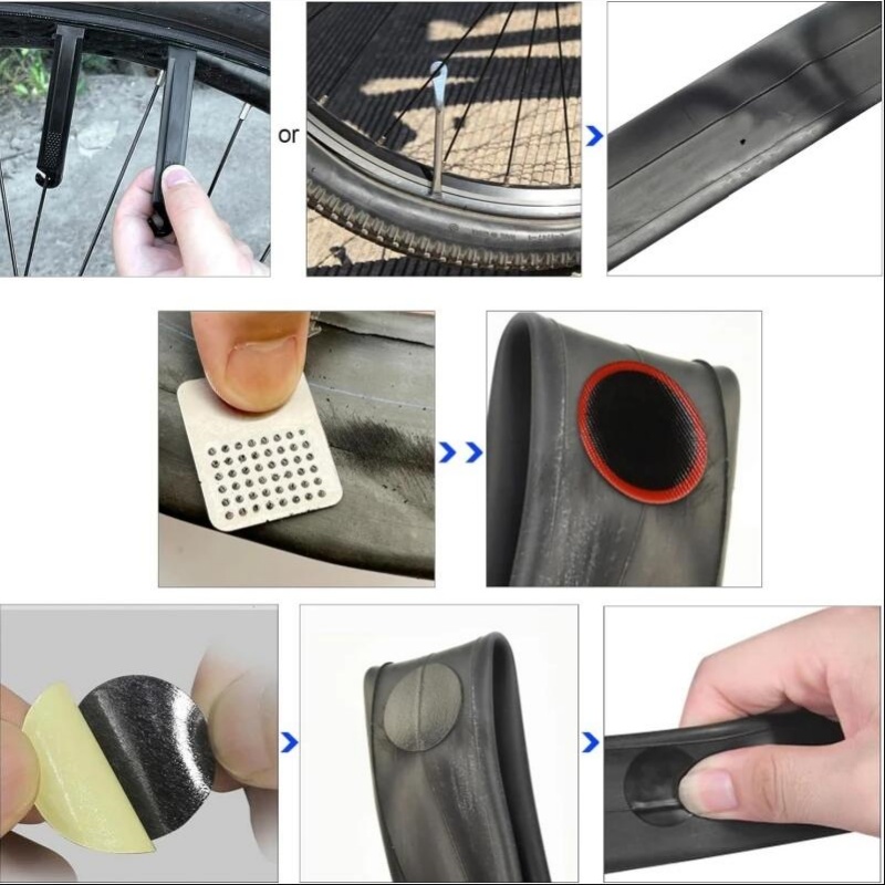 Kit perbaikan ban sepeda multi - Bike Tube Repair Kit ulasan dan harga