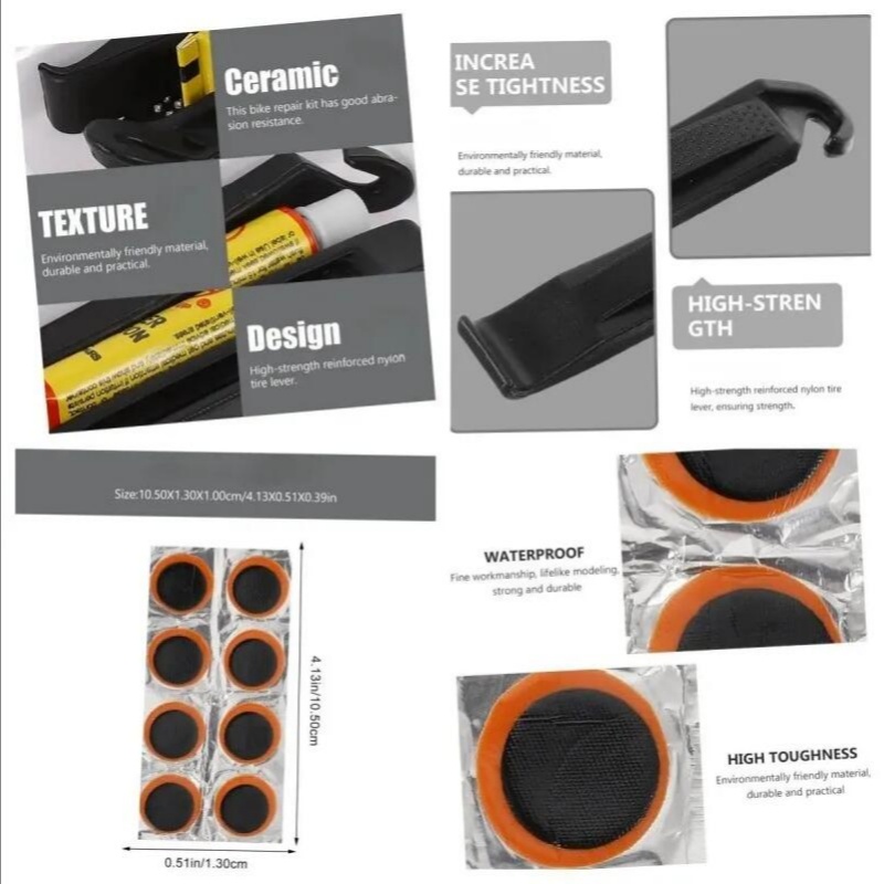 Kit perbaikan ban sepeda multi - Bike Tube Repair Kit ulasan dan harga