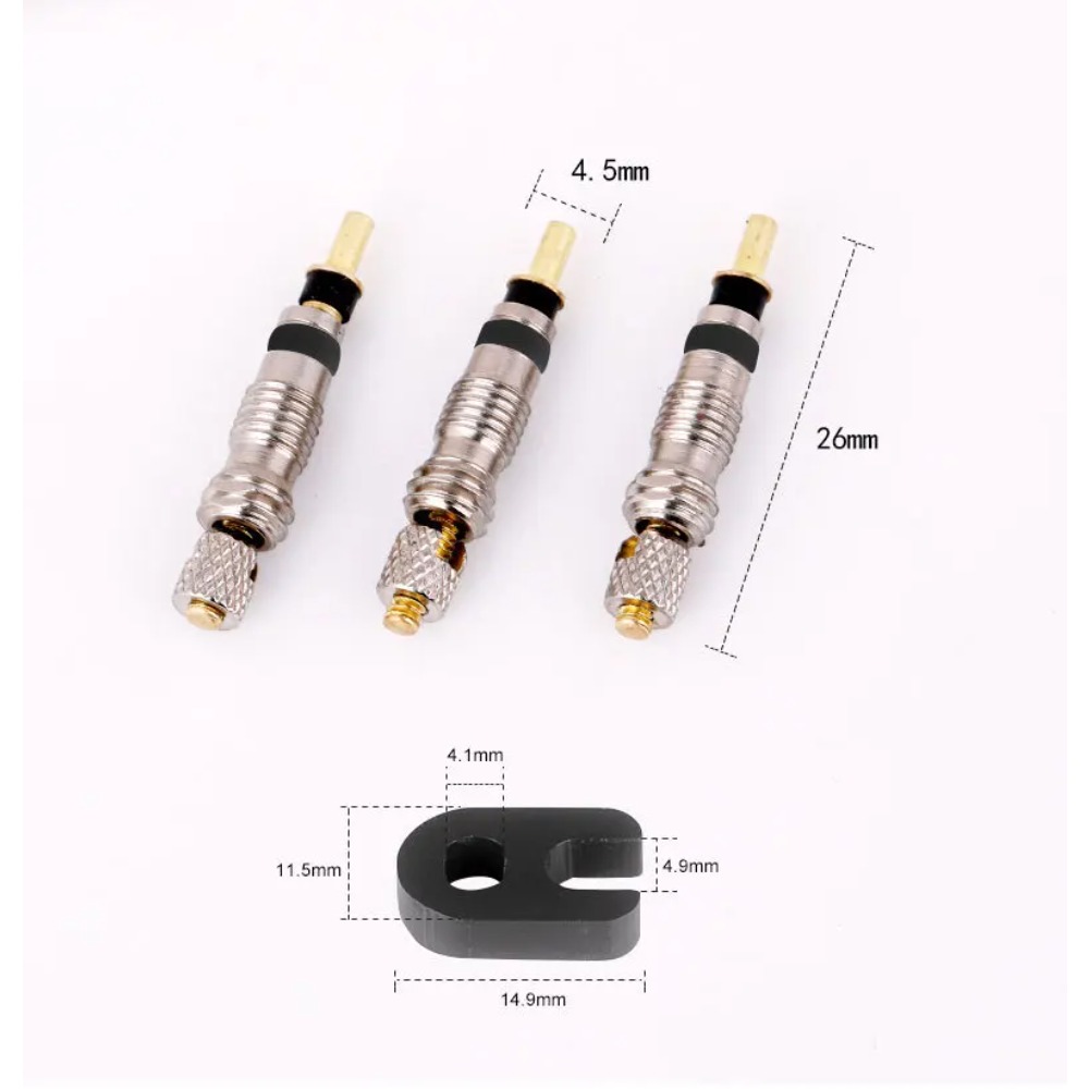 6/18 Buah Adaptor Nosel Pranci - Bike Tube Repair Kit ulasan dan harga