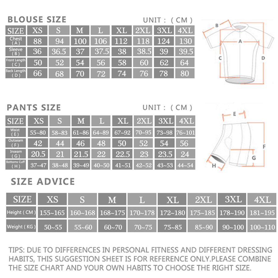 Rvouei Team 2026 Set Jersey Be - Cycling Gear Clothing ulasan dan harga