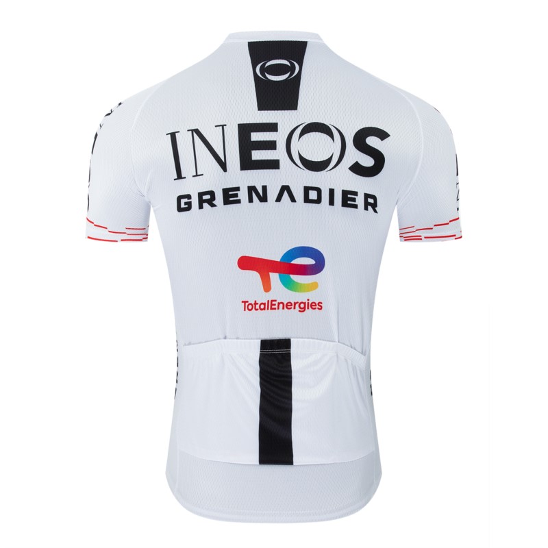 Set Jersey Bersepeda Putih INE - Cycling Gear Clothing ulasan dan harga