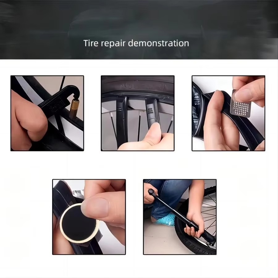 Kit Perbaikan Ban Sepeda Alat  - Bike Tube Repair Kit ulasan dan harga