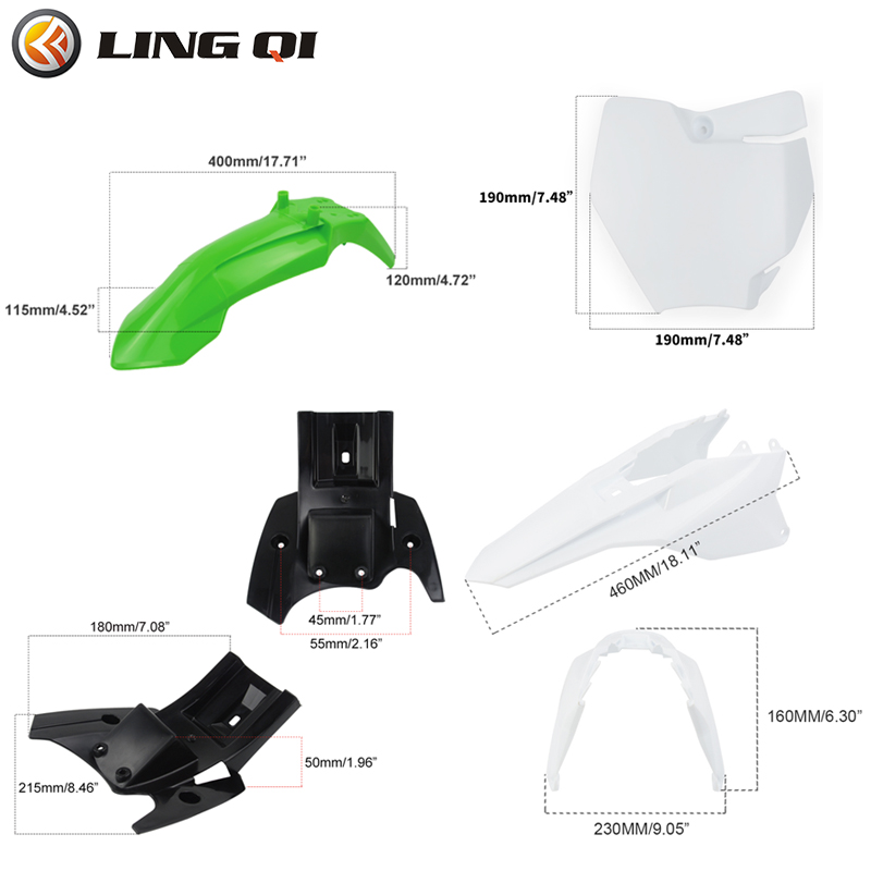 LINGQI Set Fairing sepeda moto - Bike Fender Set ulasan dan harga