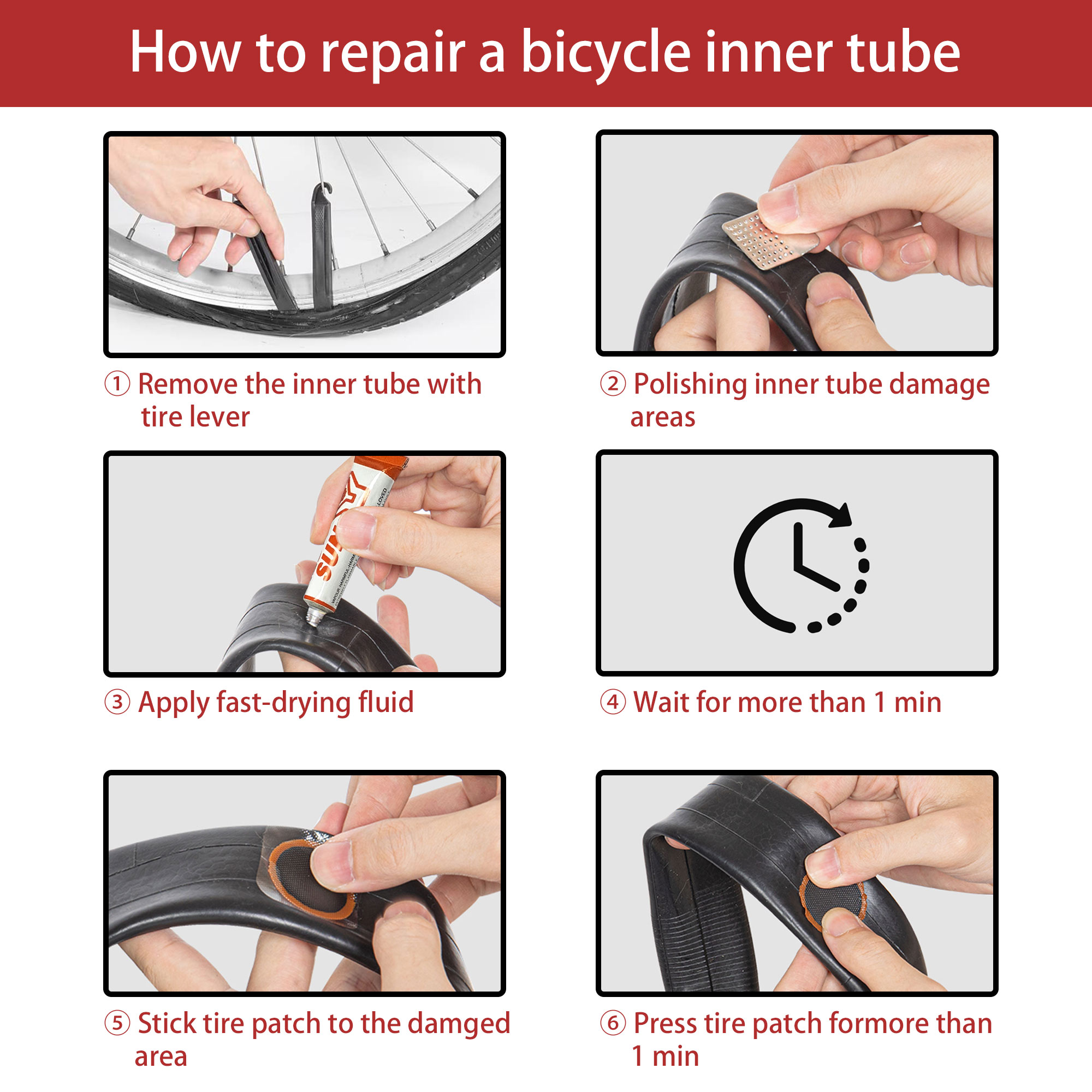 Kit Perbaikan Ban Sepeda, Kit  - Bike Tube Repair Kit ulasan dan harga