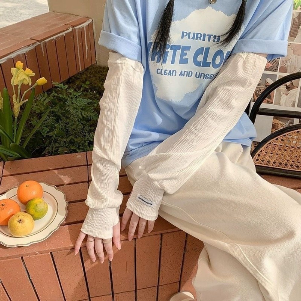 Sarung Lengan Sutra Es Warna S - Cycling Arm Warmers ulasan dan harga