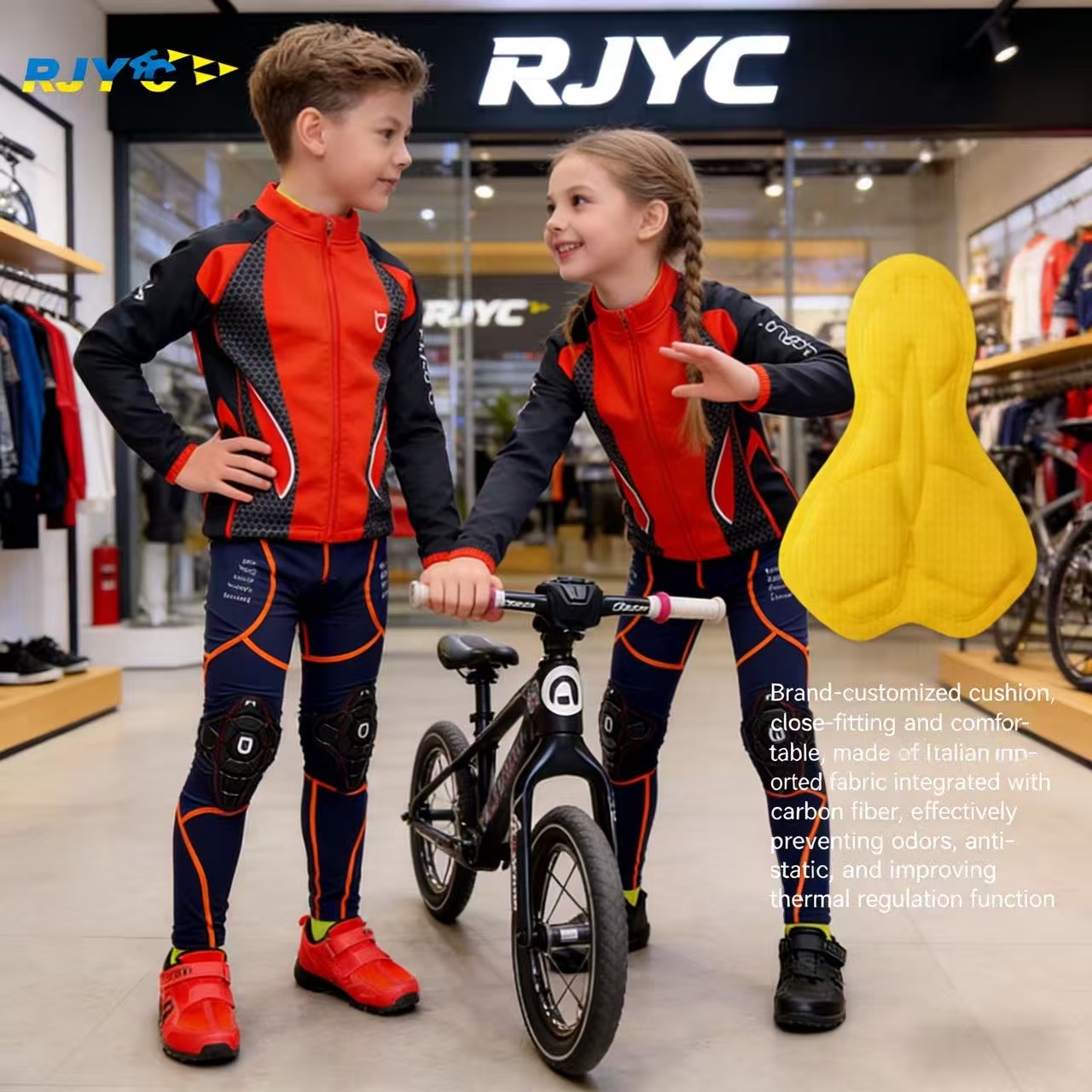 Pakaian Bersepeda Anak-anak Mu - Cycling Gear Jersey ulasan dan harga