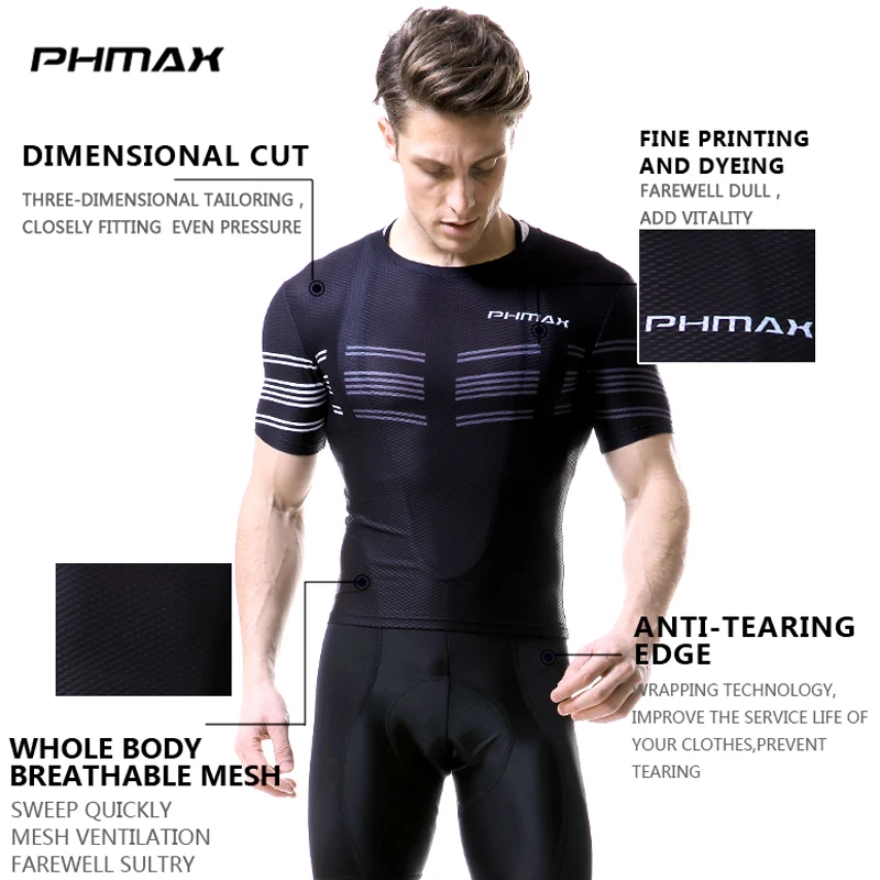 PHMAX Pakaian Bersepeda Pria C - Cycling Gear Clothing ulasan dan harga