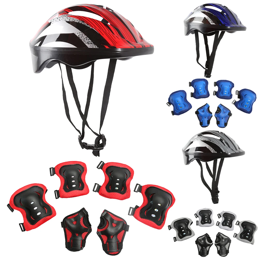 7 Buah Set Perlengkapan Pelind - Cycling Protective Gear For Kids ulasan dan harga