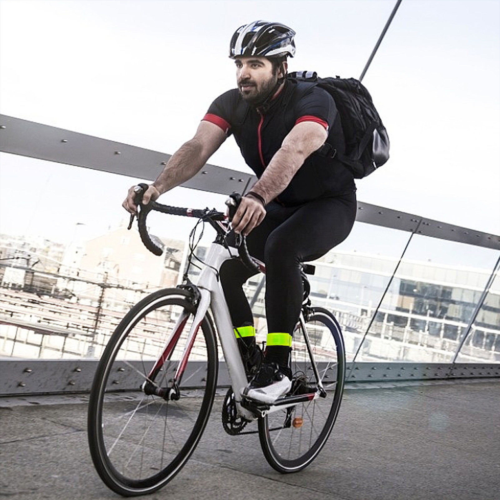 1 buah pita reflektif berseped - Cycling Arm Warmers ulasan dan harga